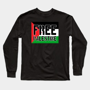 Free Palestine Long Sleeve T-Shirt